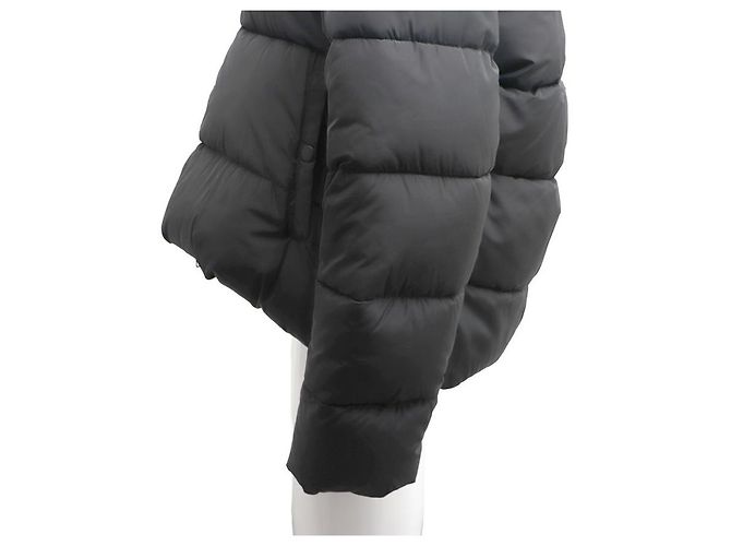 Balenciaga C-Shape Puffer Jacket Black - view 15