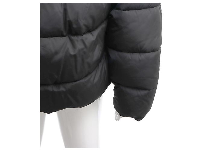 Balenciaga C-Shape Puffer Jacket Black - view 17
