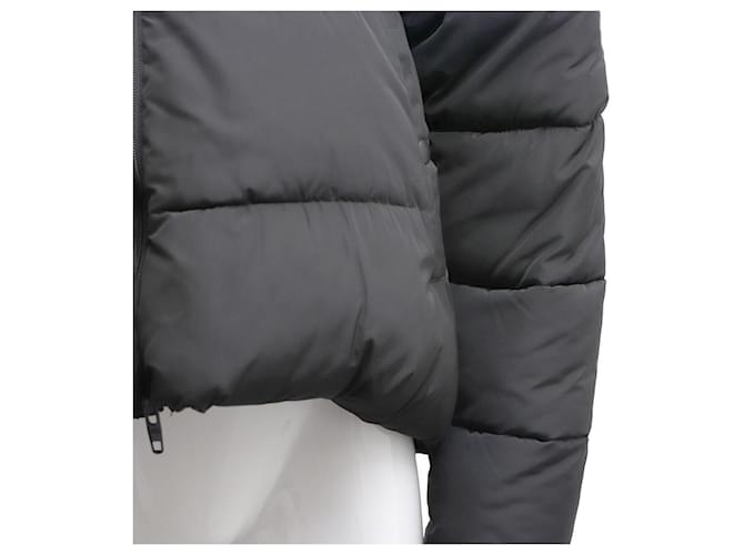 Balenciaga C-Shape Puffer Jacket Black - view 4