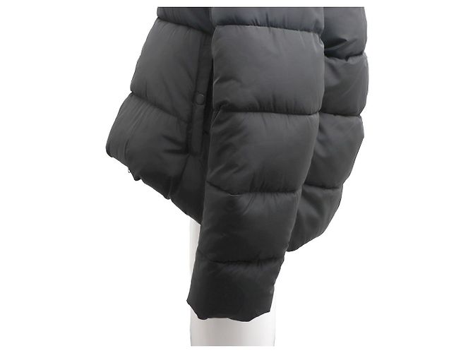 Balenciaga C-Shape Puffer Jacket Black - view 5