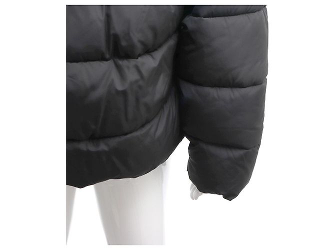 Balenciaga C-Shape Puffer Jacket Black - view 7