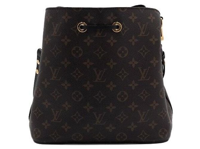 Louis Vuitton Borsa a tracolla a secchiello NéoNoé MM Monogram Black - vista 4