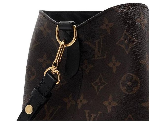 Louis Vuitton Borsa a tracolla a secchiello NéoNoé MM Monogram Black - vista 8