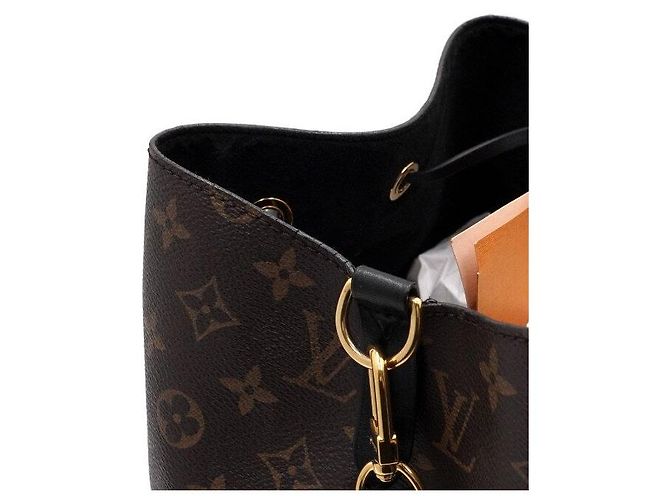 Louis Vuitton Borsa a tracolla a secchiello NéoNoé MM Monogram Black - vista 9