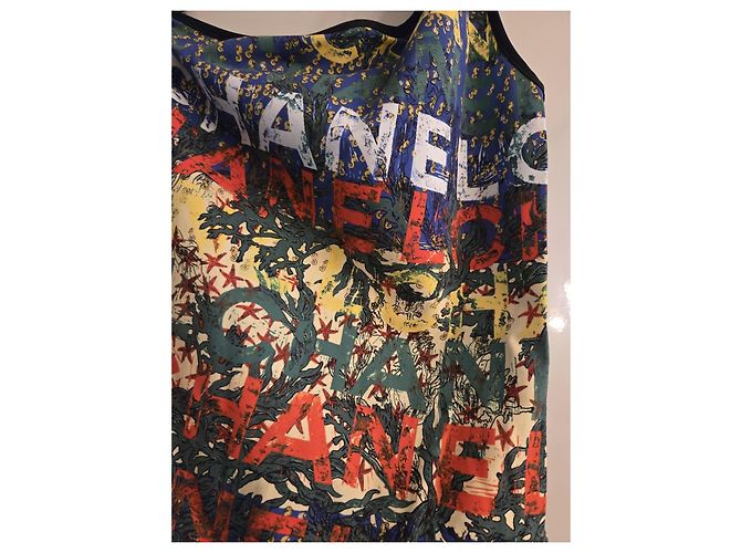 Chanel Einteiler-Badeanzug mit All-Over-Logo-Print Mehrfarben - Ansicht 2