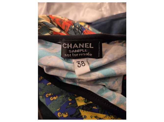 Chanel Einteiler-Badeanzug mit All-Over-Logo-Print Mehrfarben - Ansicht 9