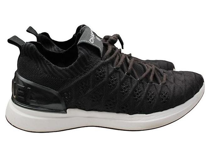 Chanel Schwarze Strick-Sneaker - Ansicht 3