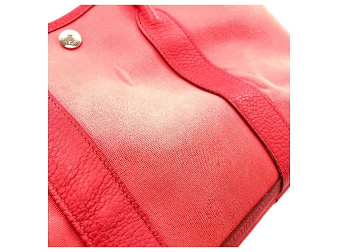 Hermès Borsa Hermes Garden Party TPM Silver Rosa - vista 13