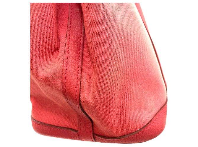 Hermès Borsa Hermes Garden Party TPM Silver Rosa - vista 15