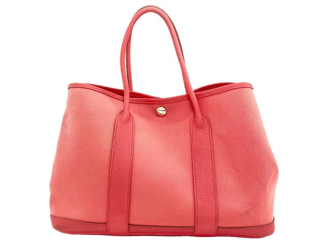 Hermès Borsa Hermes Garden Party TPM Silver Rosa - vista 2