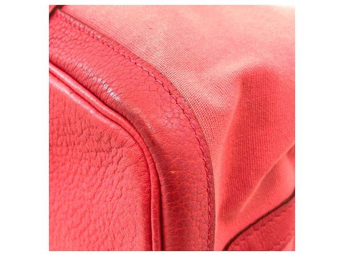 Hermès Borsa Hermes Garden Party TPM Silver Rosa - vista 22