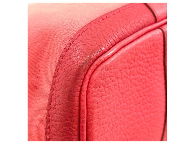 Hermès Borsa Hermes Garden Party TPM Silver Rosa - vista 23