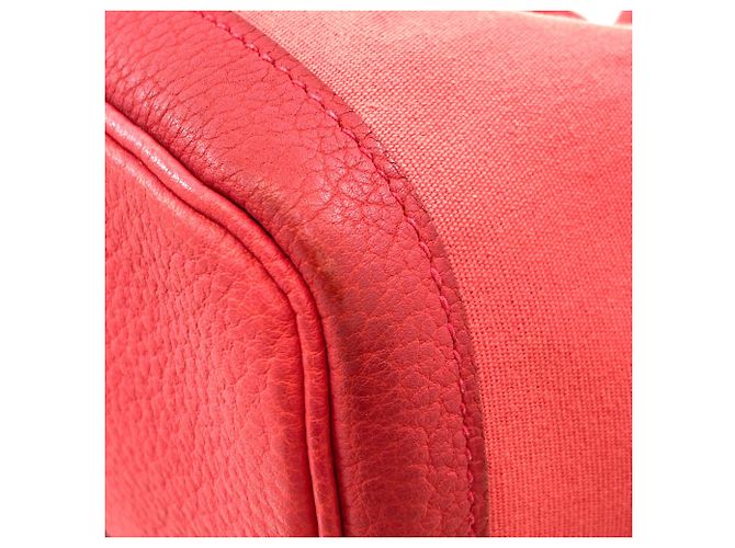 Hermès Borsa Hermes Garden Party TPM Silver Rosa - vista 24