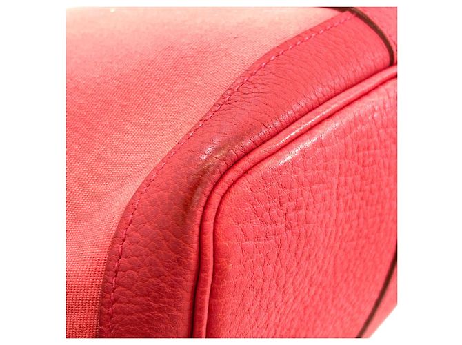 Hermès Borsa Hermes Garden Party TPM Silver Rosa - vista 25