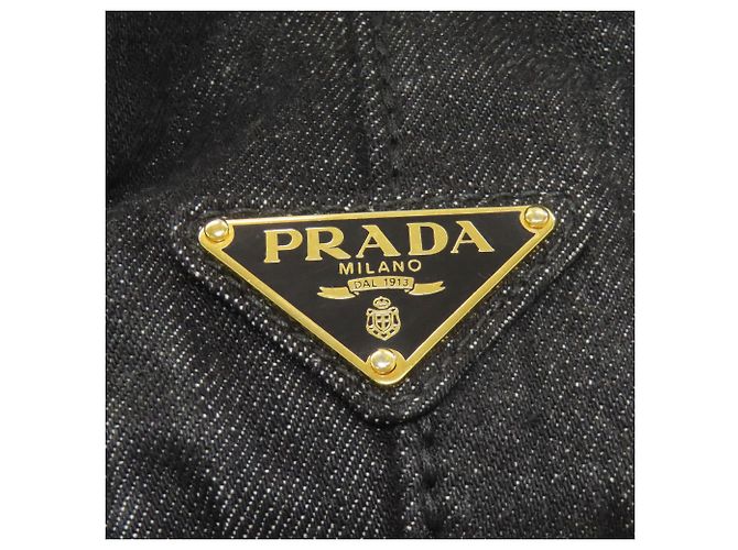 2-Way Handtasche Prada Canapa Schwarz - Ansicht 10