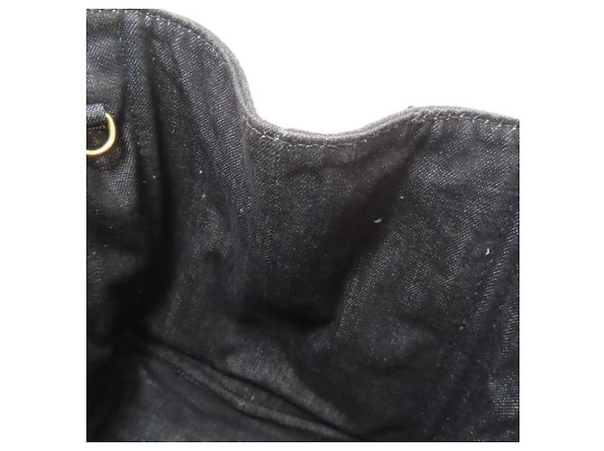 2-Way Handtasche Prada Canapa Schwarz - Ansicht 12
