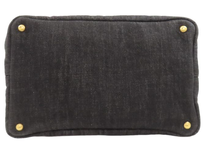 2-Way Handtasche Prada Canapa Schwarz - Ansicht 4