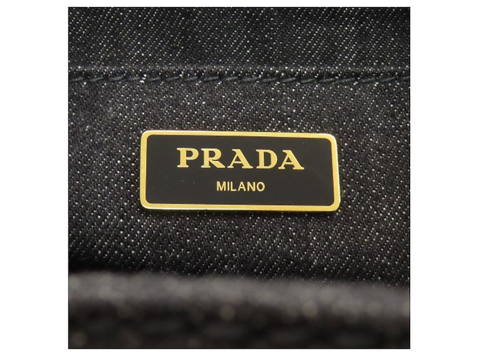 2-Way Handtasche Prada Canapa Schwarz - Ansicht 6