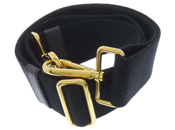 2-Way Handtasche Prada Canapa Schwarz - Ansicht 8