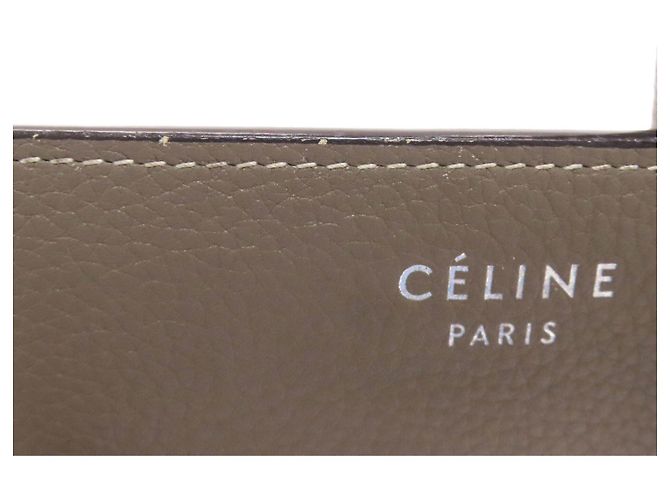Céline Celine Luggage Micro Handbag Grau - Ansicht 12