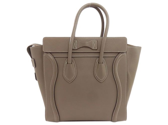 Céline Celine Luggage Micro Handbag Grau - Ansicht 2