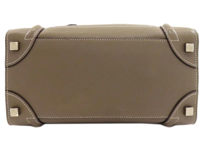 Céline Celine Luggage Micro Handbag Grau - Ansicht 4