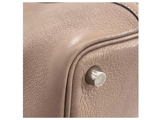 Hermès Borsa Hermes Picotin PM in Gris Tourterelle Grigio - vista 20