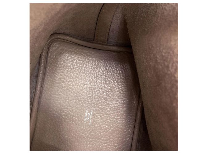 Hermès Borsa Hermes Picotin PM in Gris Tourterelle Grigio - vista 8