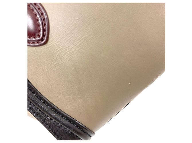 Céline Borsa 2-Way Celine Luggage Nano Nero Beige Cachi - vista 14