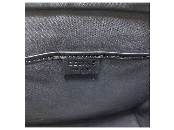 Céline Borsa 2-Way Celine Luggage Nano Nero Beige Cachi - vista 6