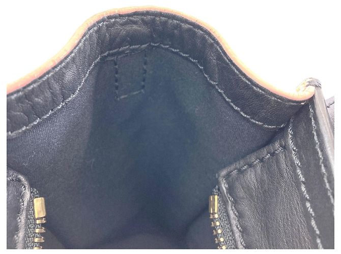 Céline Borsa 2-Way Celine Luggage Nano Nero Beige Cachi - vista 9