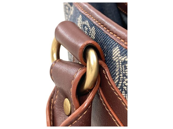 Céline Celine Boogie Bag Handtasche Braun Dunkelblau - Ansicht 15