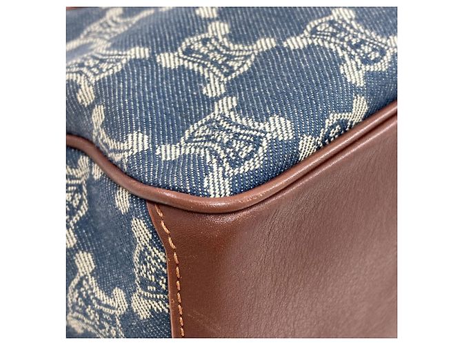 Céline Celine Boogie Bag Handtasche Braun Dunkelblau - Ansicht 19