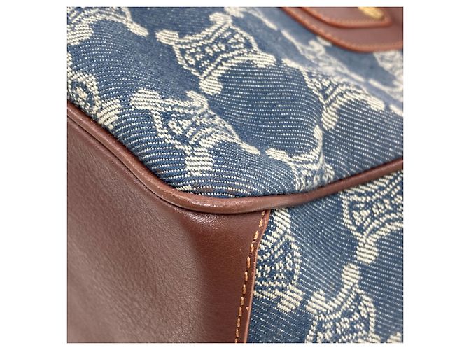 Céline Celine Boogie Bag Handtasche Braun Dunkelblau - Ansicht 20