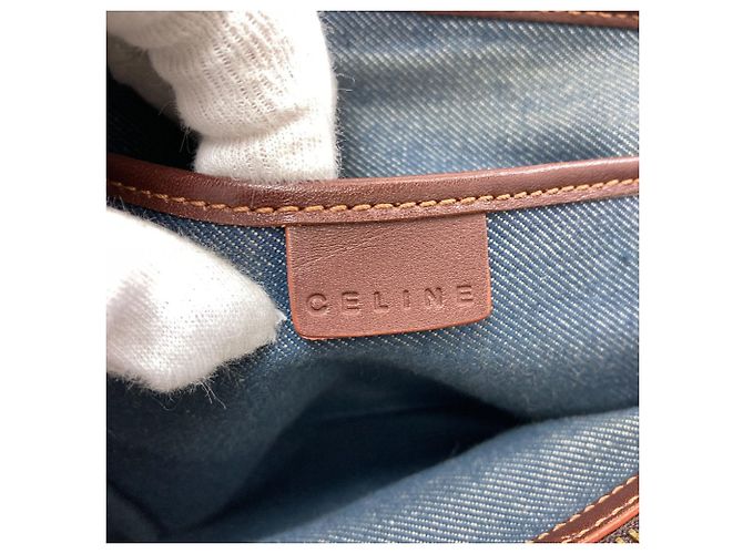 Céline Celine Boogie Bag Handtasche Braun Dunkelblau - Ansicht 6