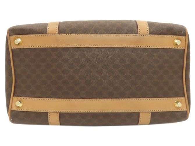 Céline Borsa Mini Boston Celine in PVC/Pelle marrone - vista 4