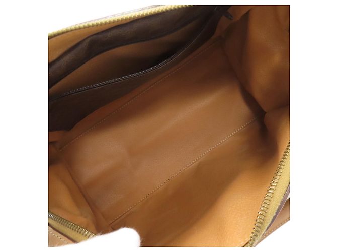 Céline Borsa Mini Boston Celine in PVC/Pelle marrone - vista 5