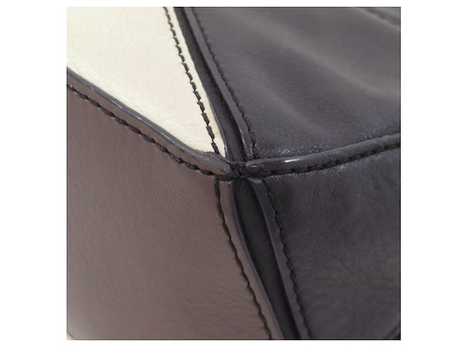 Borsa 2-Way Loewe Puzzle Bag Mini Marrone Nero Bianco - vista 26