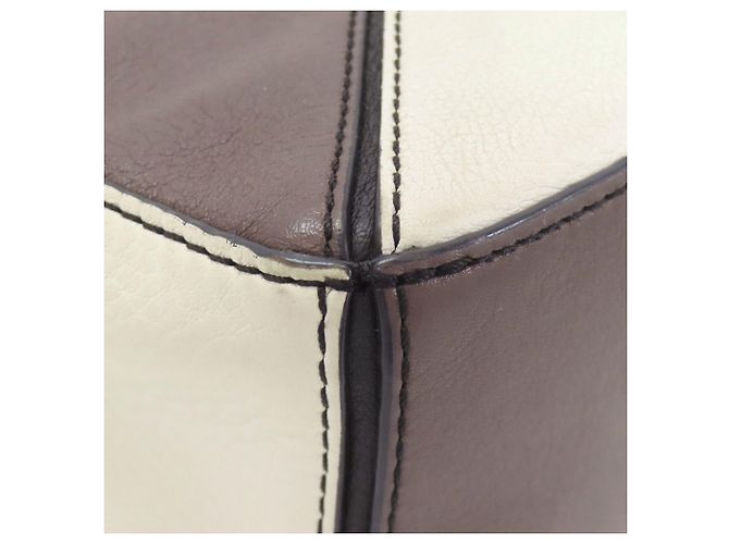 Borsa 2-Way Loewe Puzzle Bag Mini Marrone Nero Bianco - vista 27