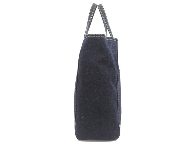 Jimmy Choo Denim Tote Bag Blau Marineblau - Ansicht 3