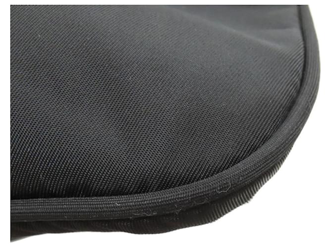 Borsa a tracolla in nylon nero Prada - vista 18