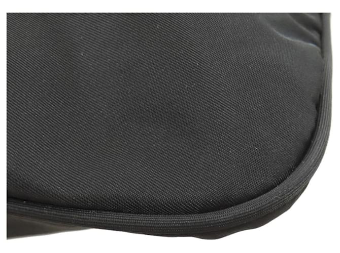 Borsa a tracolla in nylon nero Prada - vista 19
