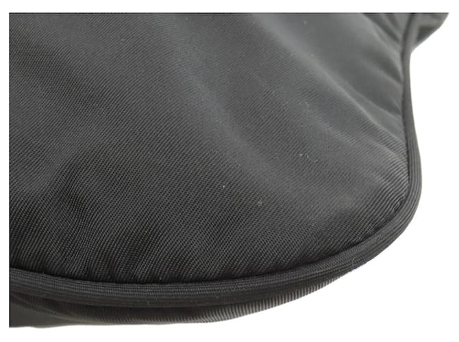 Borsa a tracolla in nylon nero Prada - vista 20