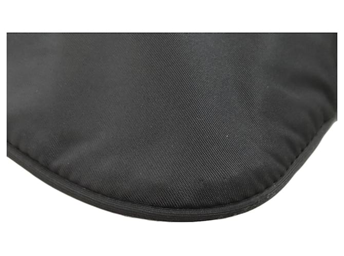 Borsa a tracolla in nylon nero Prada - vista 21