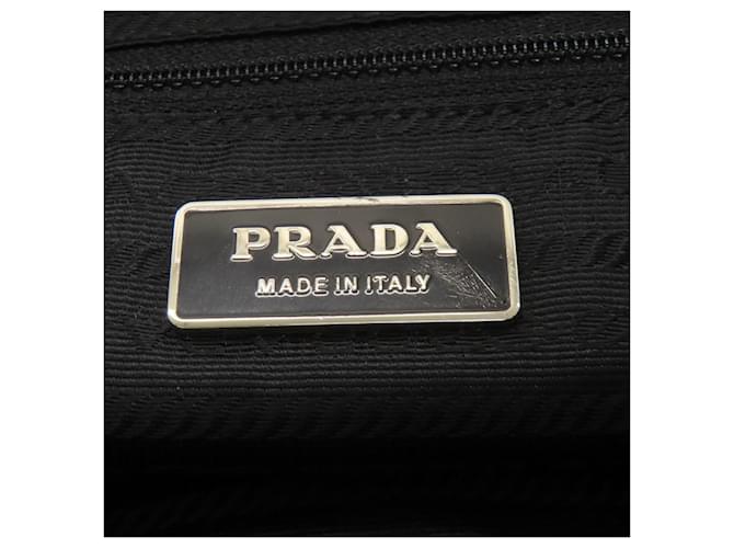 Borsa a tracolla in nylon nero Prada - vista 6