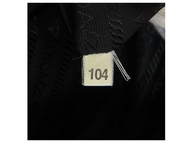 Borsa a tracolla in nylon nero Prada - vista 7