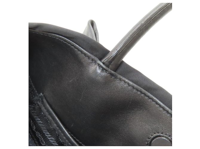 Prada Ribbon 2-Way Handtasche Schwarz - Ansicht 10