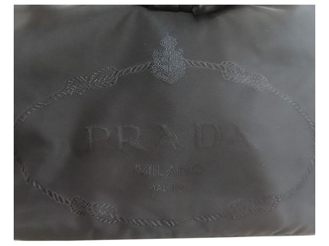 Prada Ribbon 2-Way Handtasche Schwarz - Ansicht 14