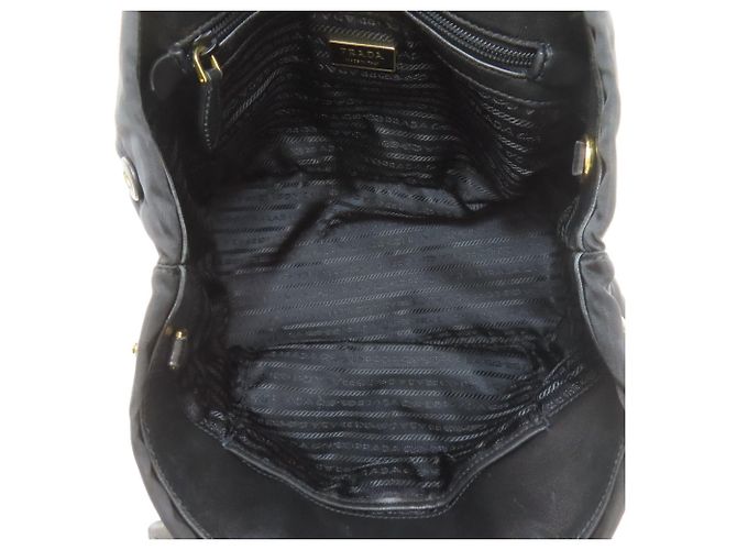 Prada Ribbon 2-Way Handtasche Schwarz - Ansicht 5