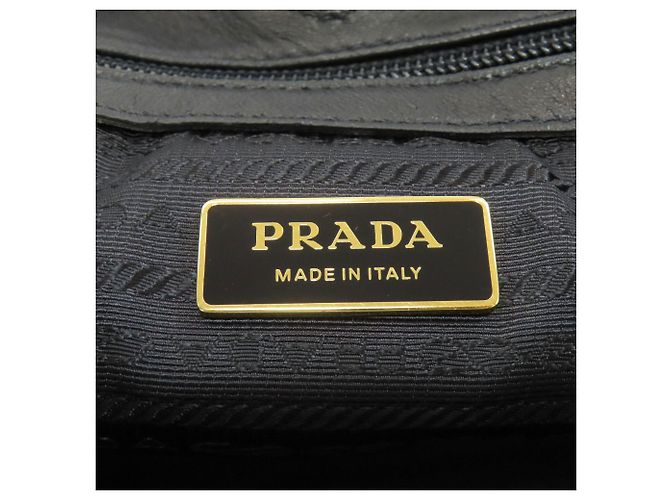 Prada Ribbon 2-Way Handtasche Schwarz - Ansicht 6